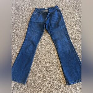 Lee ladies perfect fit Classic Blue Flared Jeans size 8